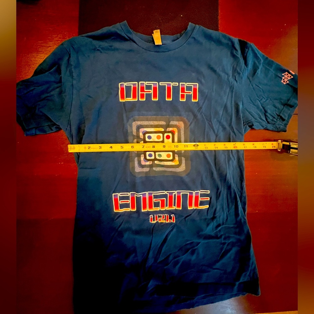 Next Level Apparel Solid Blue T-shirt
